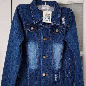 Lola + The Boys Unicorn Flip Sequin (Denim Jacket Size 12)